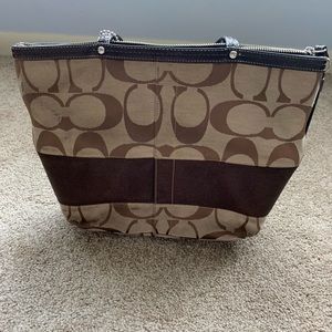 Coach Bag. Like new brown and tan